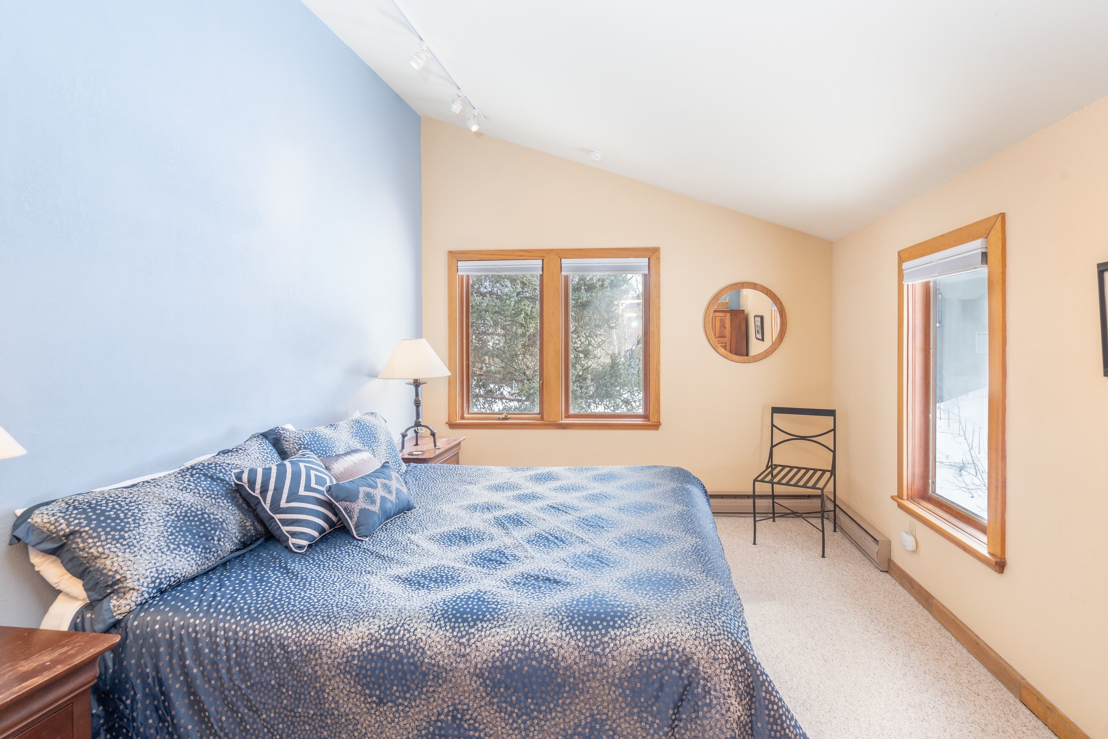 Bedroom in our Manitou 101 Telluride rental
