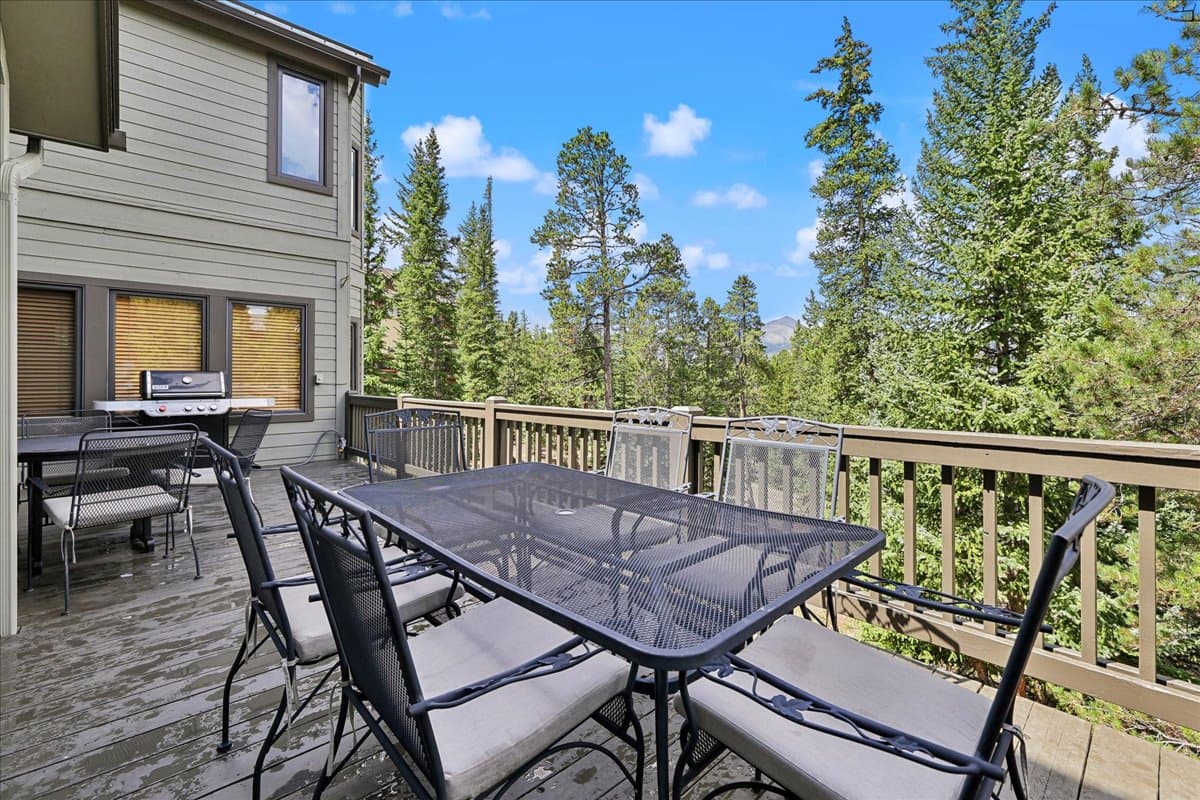Deck - Mountain View Lodge - Breckenridge Vacation Rental