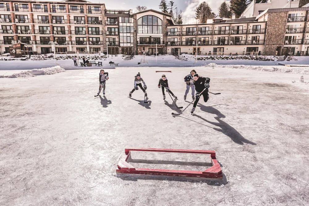 Ice skating