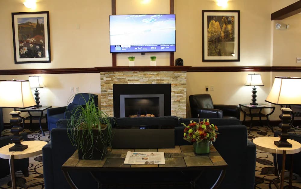 Lobby sitting area