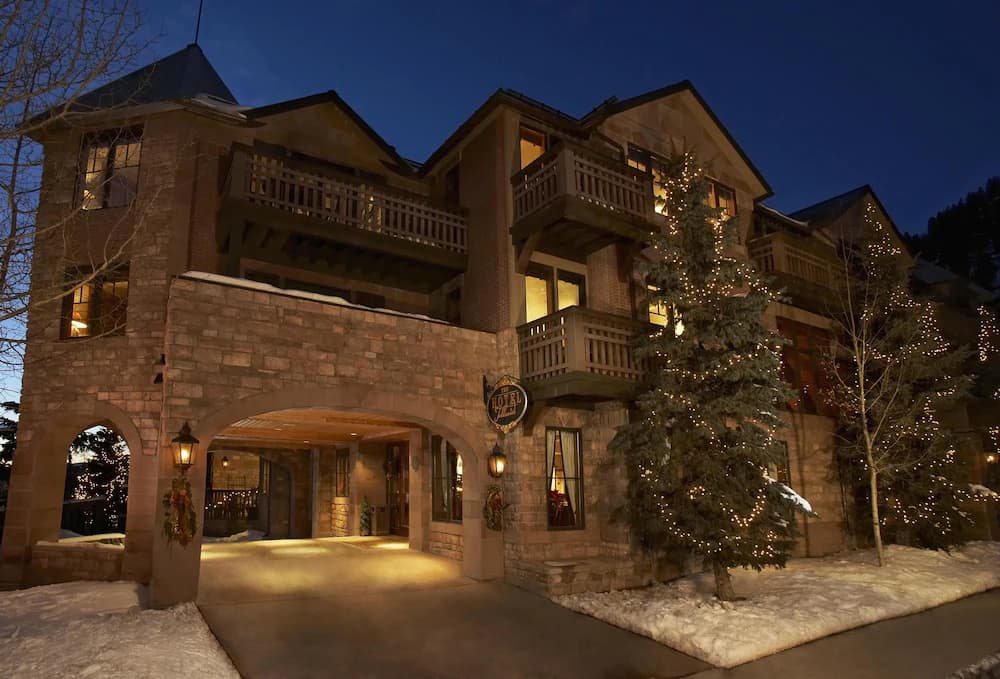Front of property - evening/night