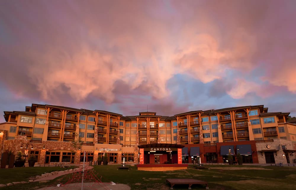 Front of property - evening/night