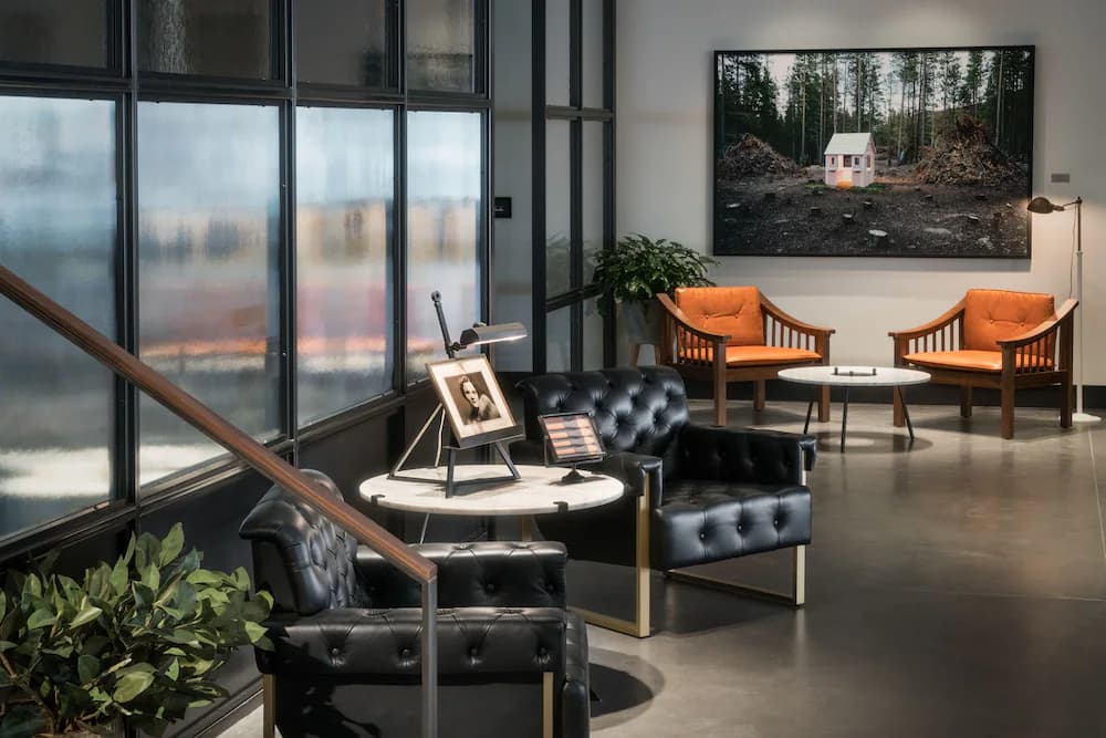 Lobby sitting area