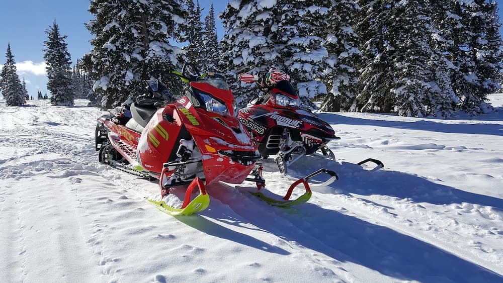 Snowmobiling