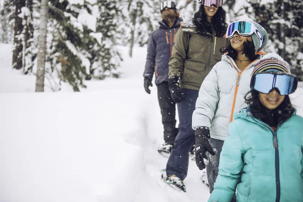 Snowshoeing
