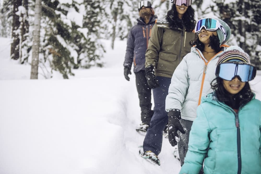 Snowshoeing