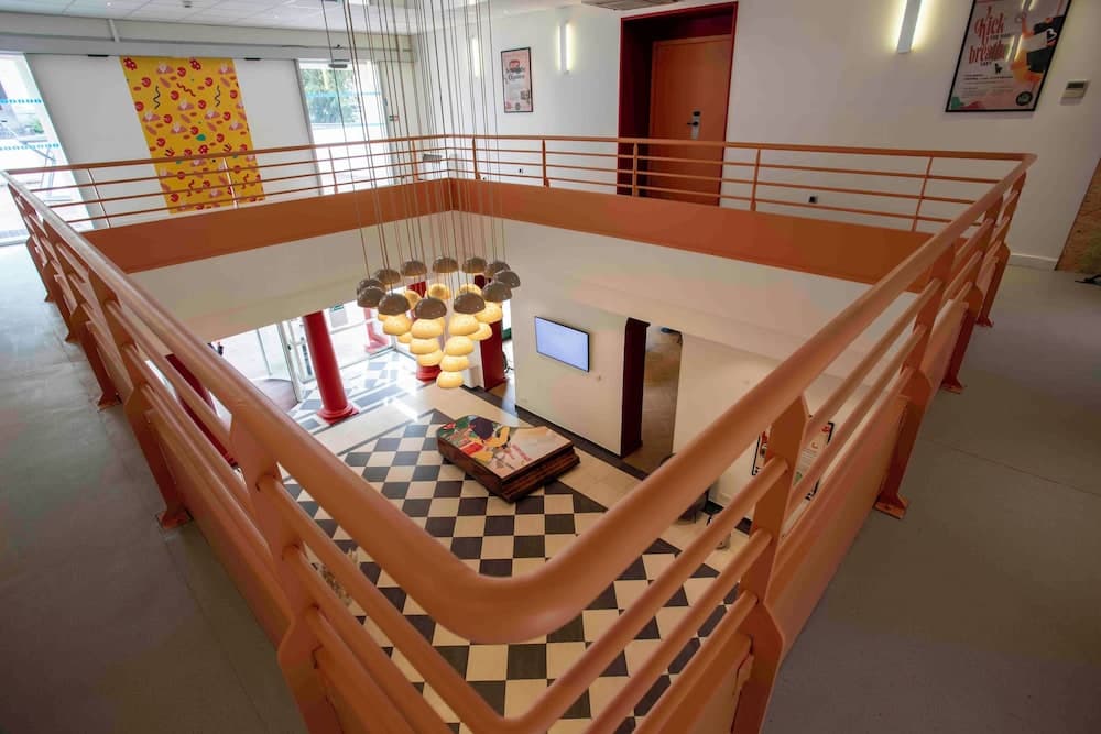 Interior entrance