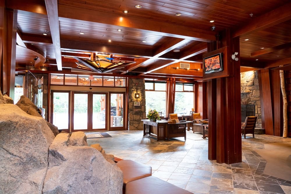 Interior entrance