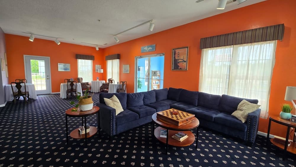 Lobby sitting area
