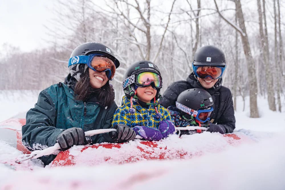 Snowmobiling