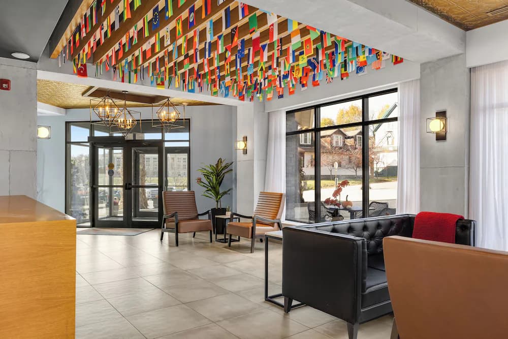 Interior entrance