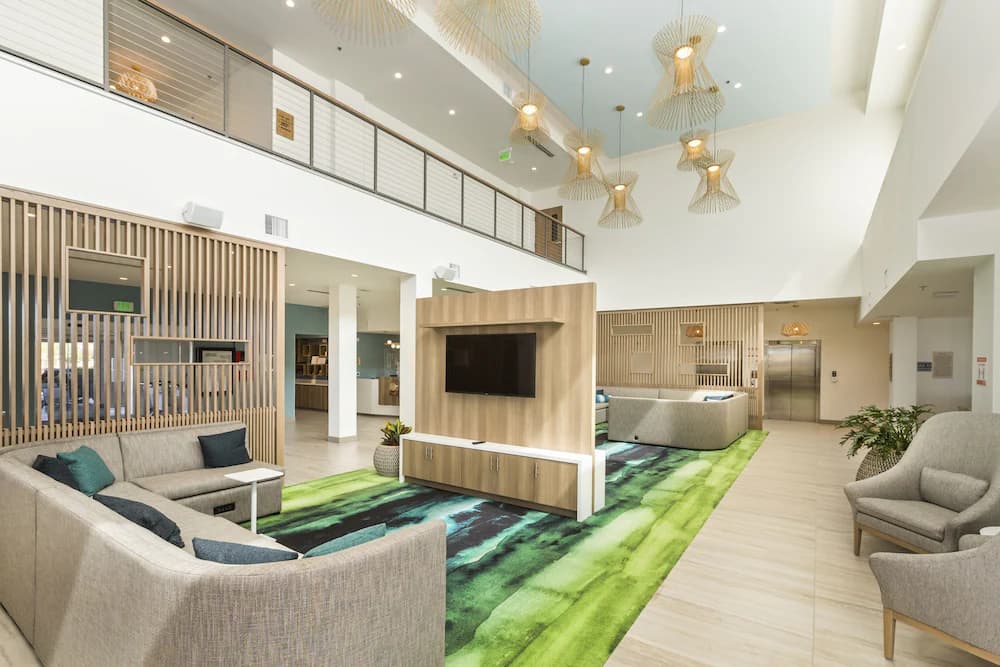 Lobby sitting area