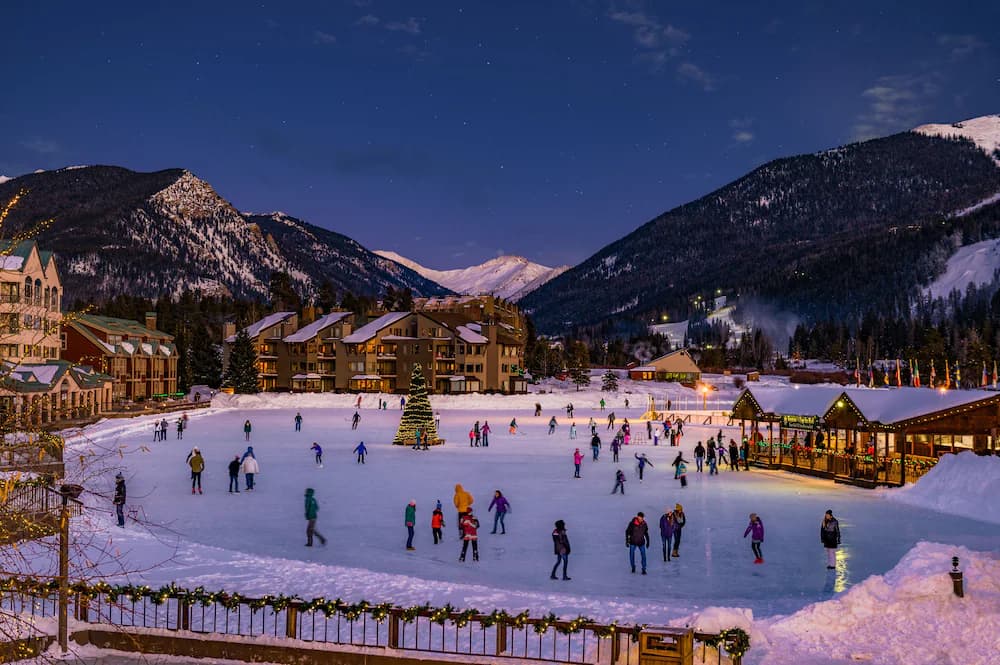 Ice skating