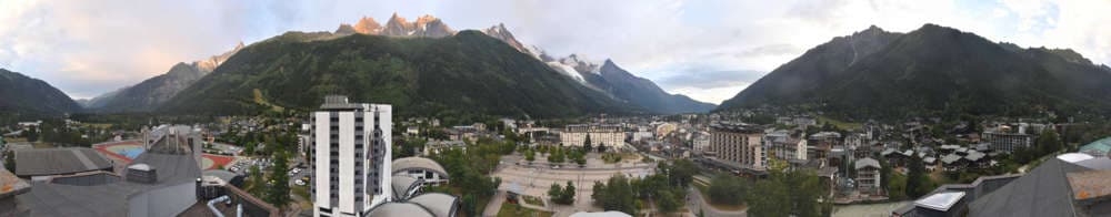 Chamonix - Mont-Blanc town 1,050 m
