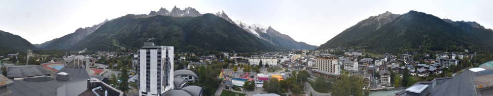 Chamonix - Mont-Blanc town 1,050 m