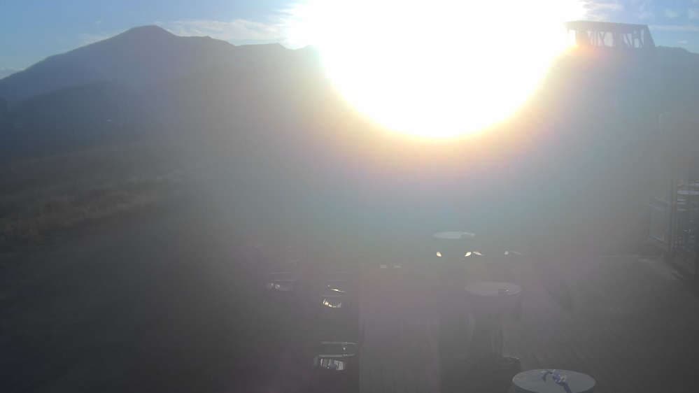 Umbrella Bar at Ten Peaks stream