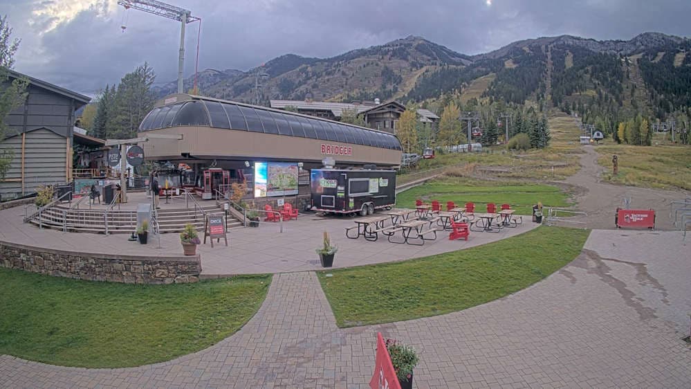 Jackson Hole - Base of Bridger Gondola Webcam