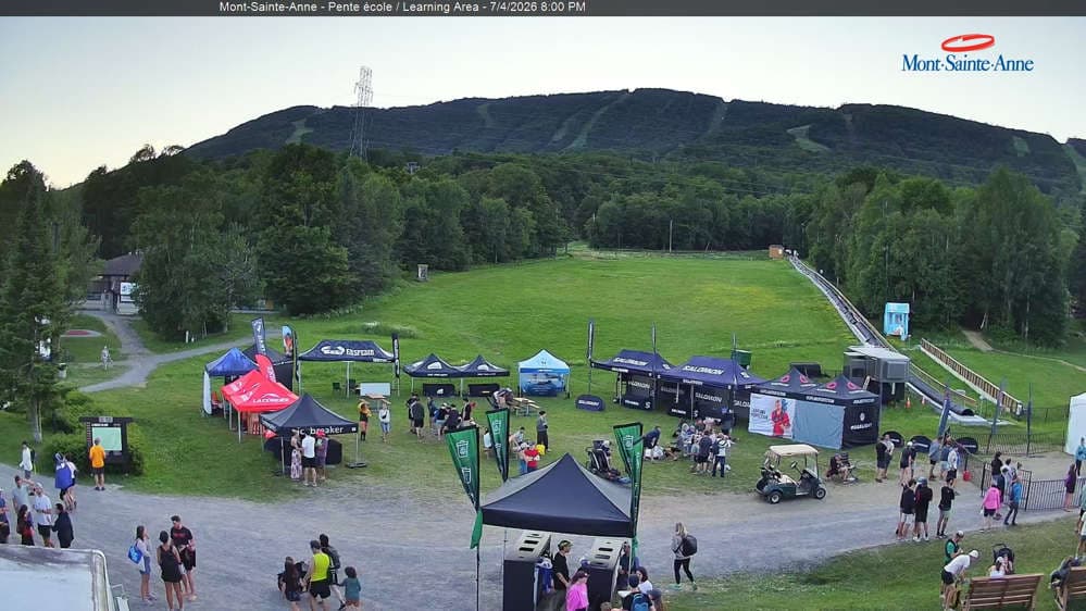 Mont Sainte-Anne - Learning zone Webcam