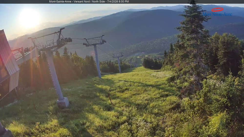 Mont Sainte-Anne - Versant Nord | North side WebcamN