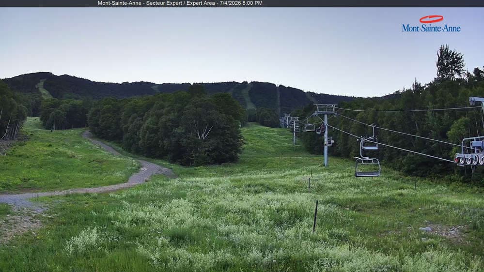 Mont Sainte-Anne - Expert Area Webcam