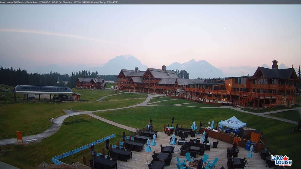 Lake Louise Mountain Kokanee Cabin Cam