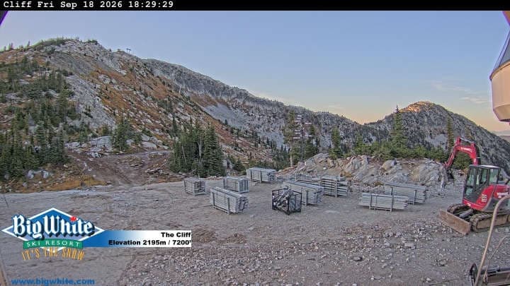 Big White Ski Resort cliff webcam