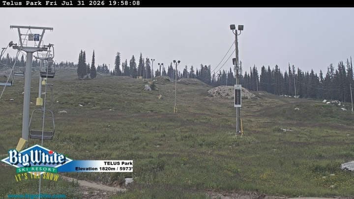 Big White Ski Resort TELUS Park Cam
