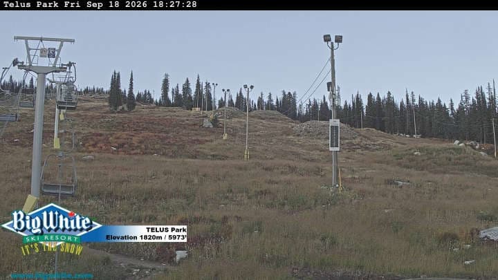 Big White Ski Resort TELUS Park Cam