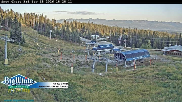 Big White Ski Resort Snow Ghost Cam