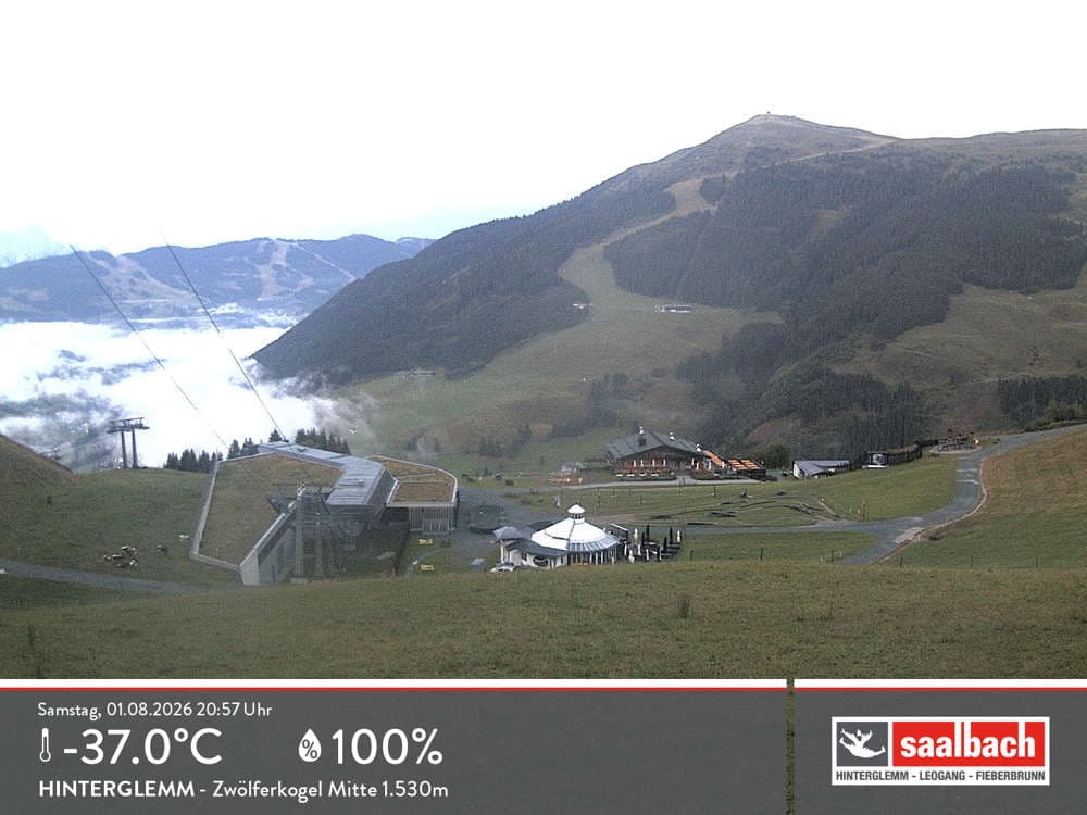 Webcam Saalbach Zwölferkogel Mittelstation
