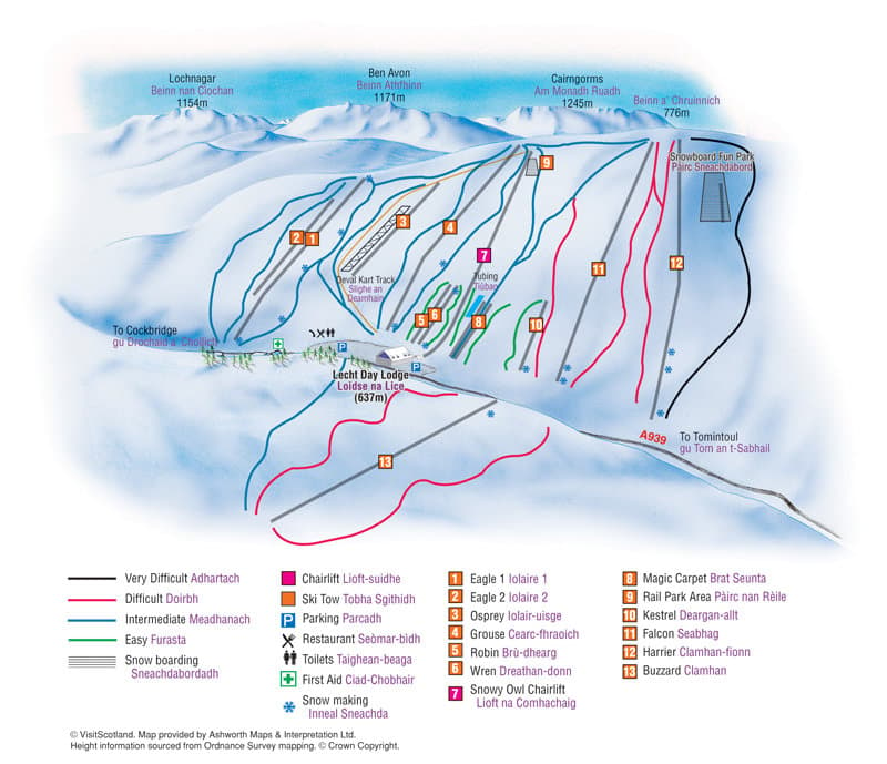 Lecht 2090 Trail Map