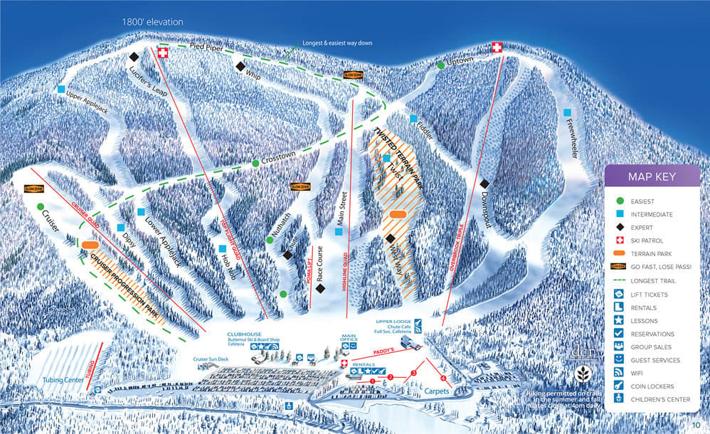 Ski Butternut Trail Map